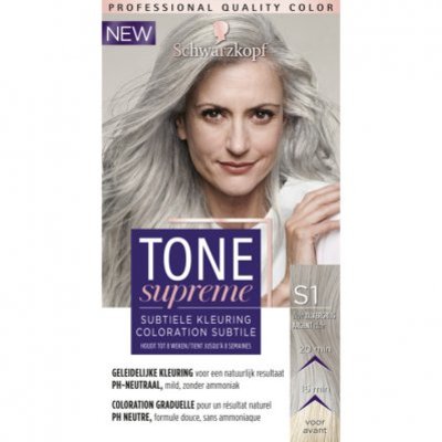 Schwarzkopf Tone supreme 9.5-22 licht zilvergrijs